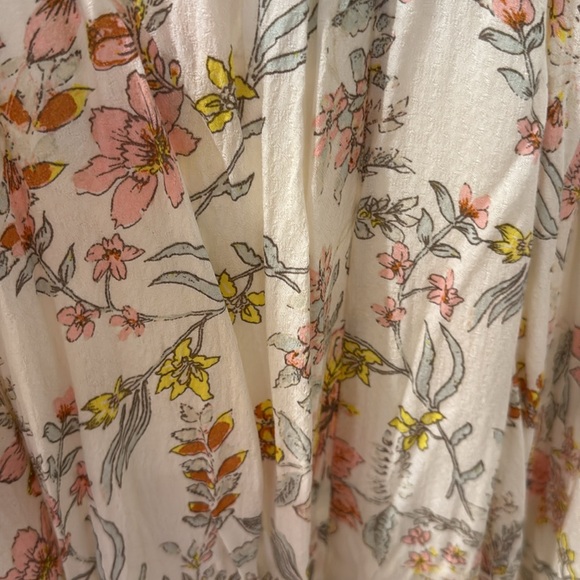 We The Free Floral Dress - Pastel Yellow and Pink - Picture 6 of 7